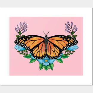 Monarch Butterfly Posters and Art